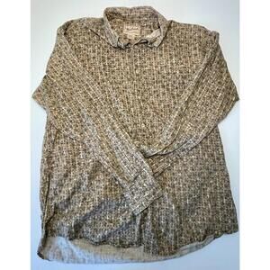 Woolrich Geometric Button Down- Men L